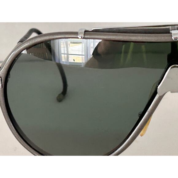 Vintage Derapage Vitaloni FS 66 Sunglasses Silver Grey Italy Ski Snow Goggles main image 6